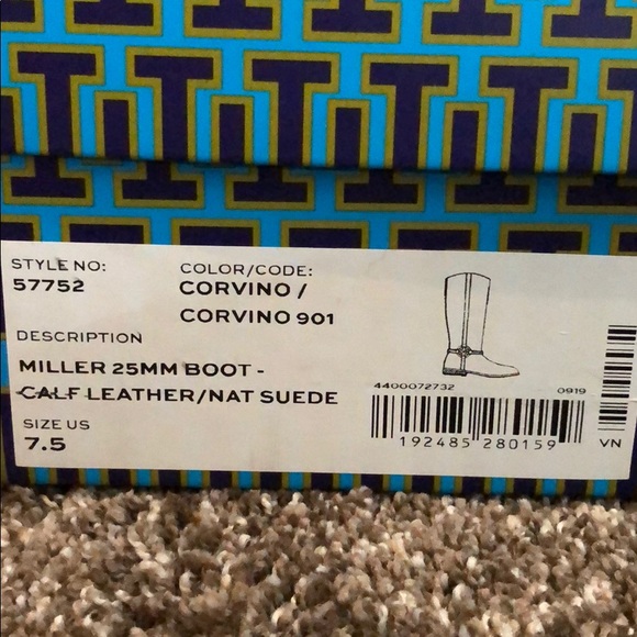 BRAND NEW Tory Burch Miller riding boots - Picture 7 of 7